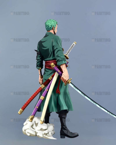 30CM One Piece Premium Roronoa Zoro Figure Repaint