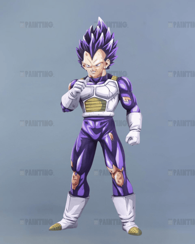 29CM Dragon Ball Z Vegeta Ultra Ego War Damage Figure Repaint
