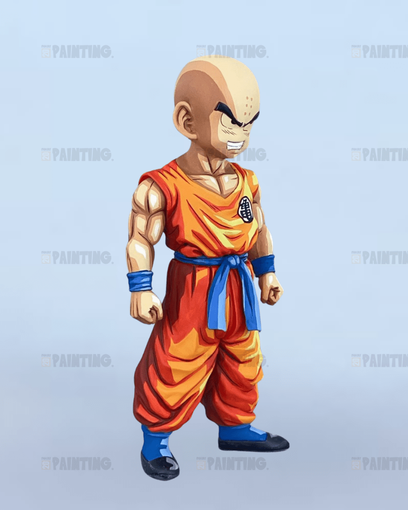 17CM Dragon Ball Z Krillin Figure Repaint