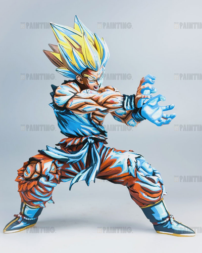 DBZ Kamehameha Son Goku Super Saiyan Figure