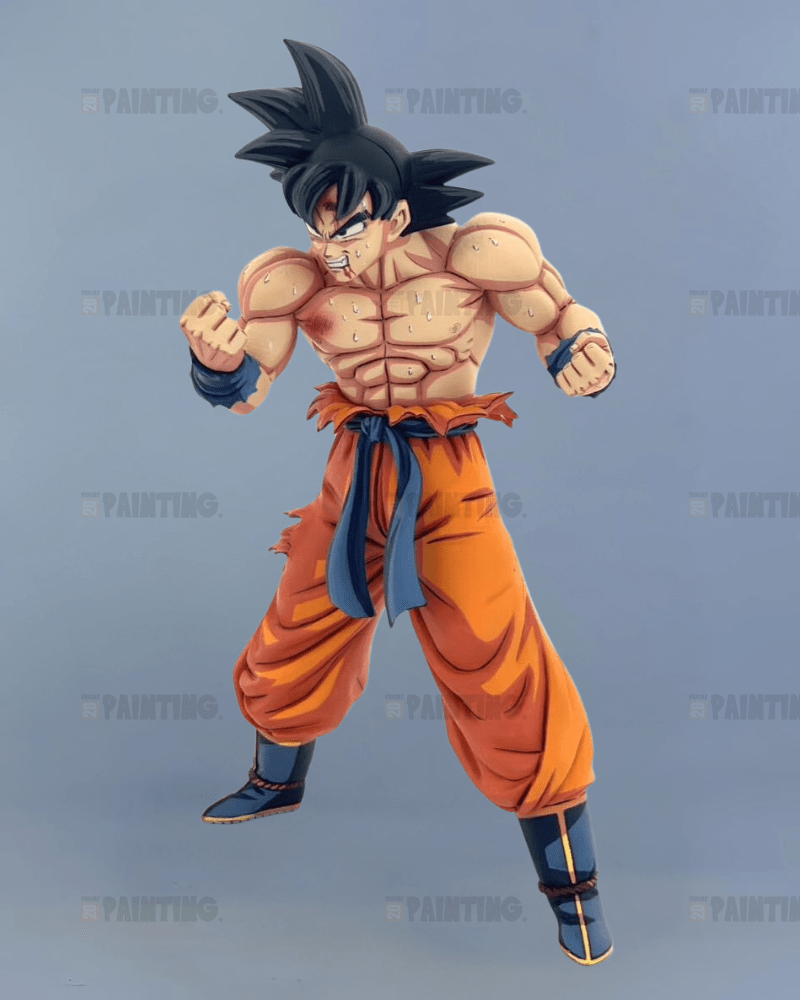 25CM Dragon Ball Z Son Goku Anime Figure Repaint