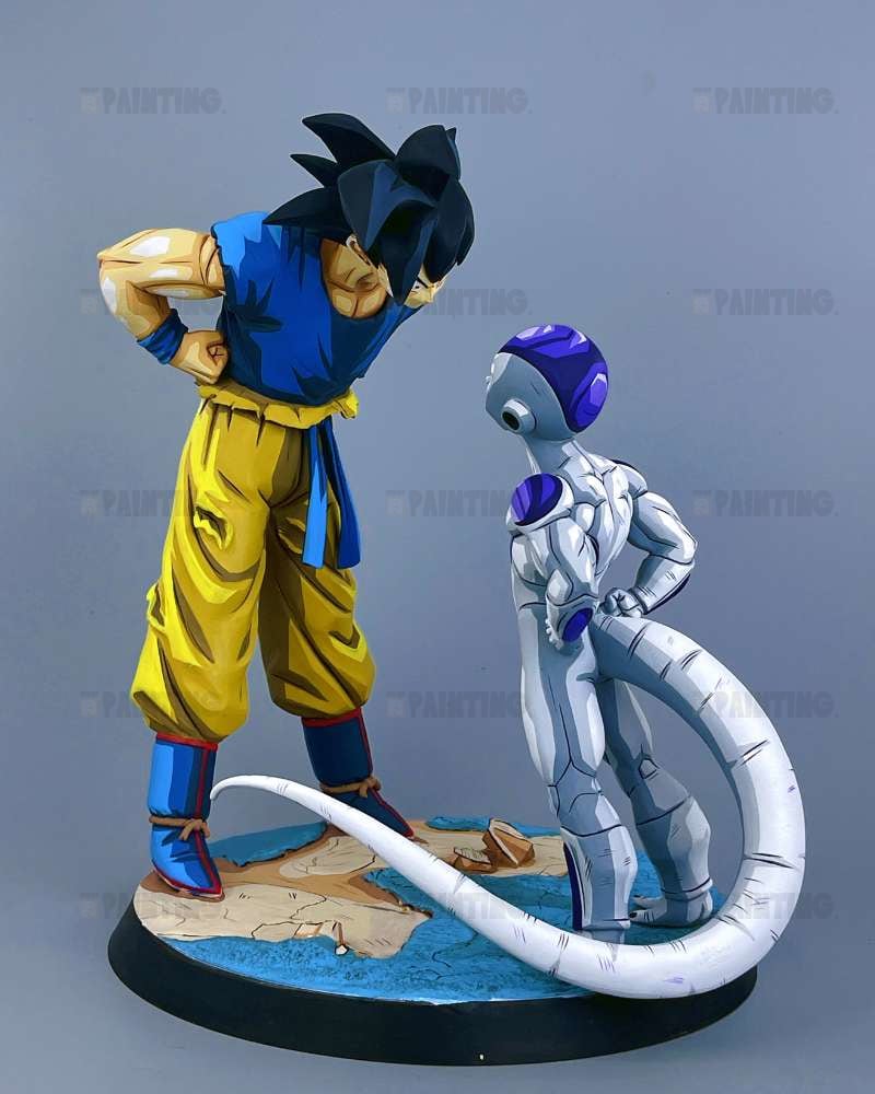 22CM Son Goku vs Frieza Battle On Planet Namek Figure Repaint – 2D