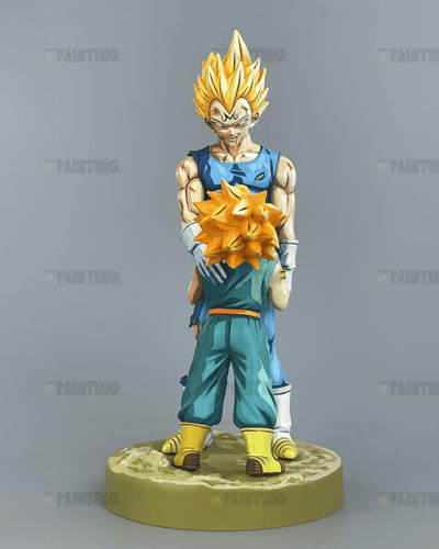 22CM Dragon Ball Vegeta Father & Son Figure Repaint