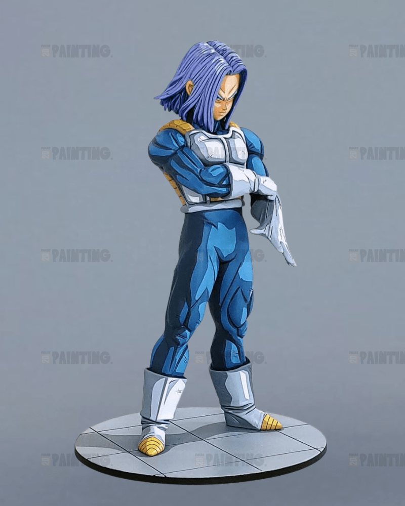 17CM Dragon Ball Resolution of Soldiers Trunks Figure Repaint