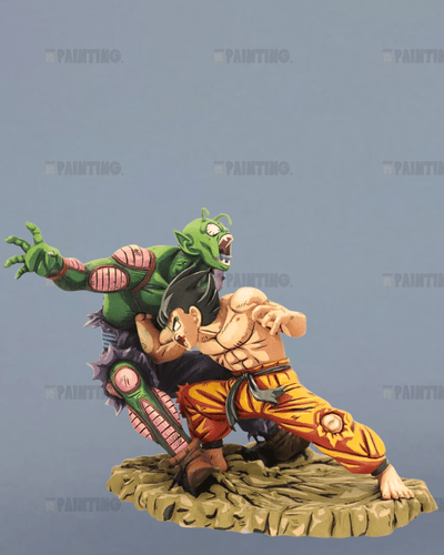 15CM Dragon Ball Son Goku vs Piccolo Figure Anime Repaint
