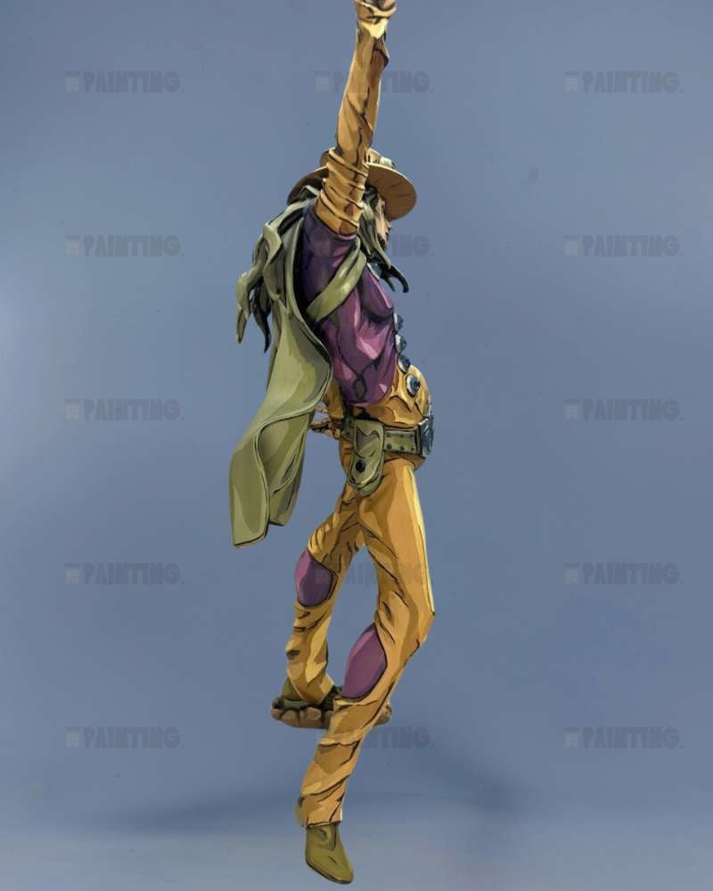 30CM JoJo's Bizarre Adventure Gyro Zeppeli Figure Repaint