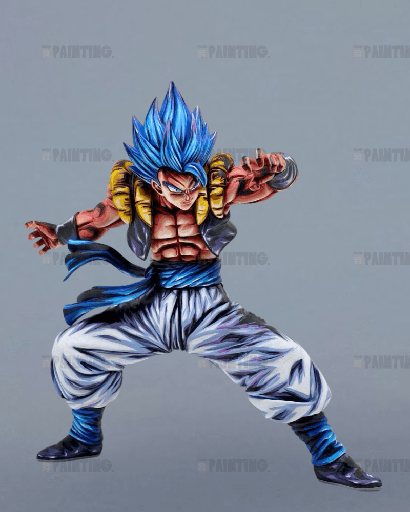 20CM Dragon Ball Masterlise Gogeta SSJ Figure Repaint