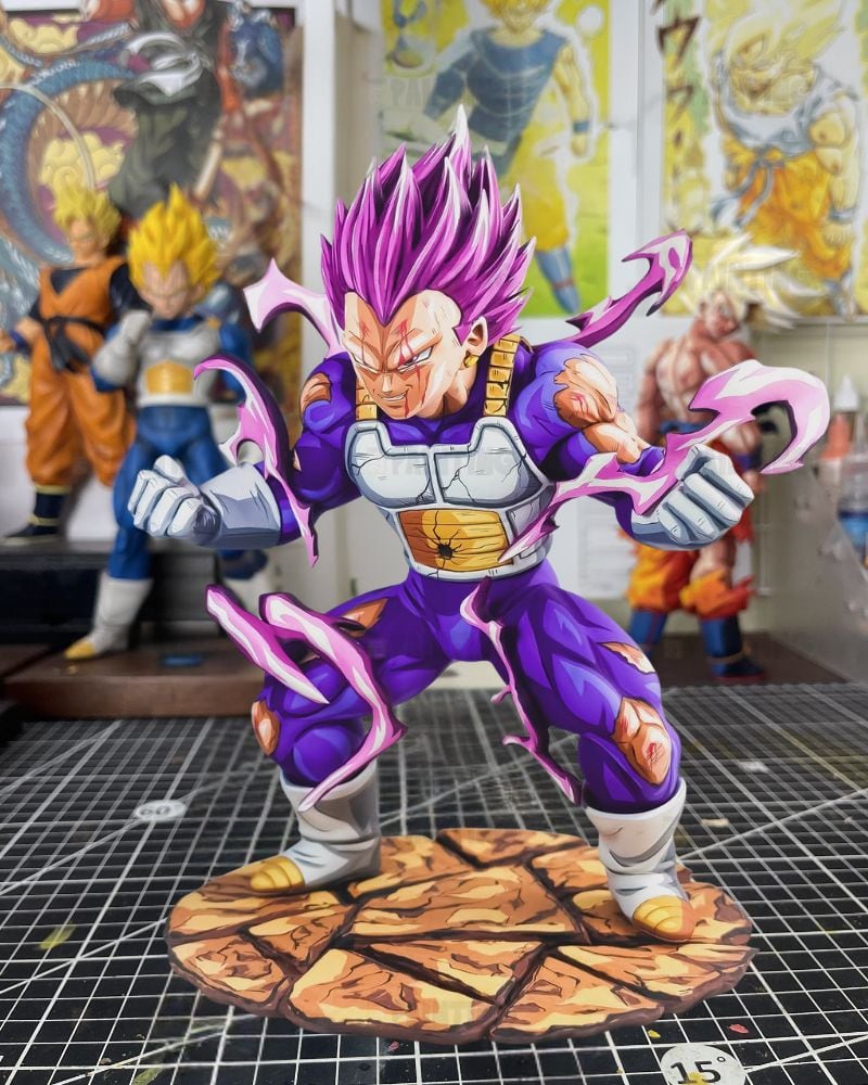 Manga Colour Vegeta Ultra Ego Figure Repaint