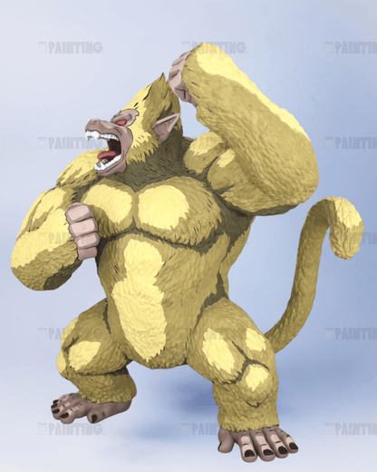 DBZ Golden Great Ape Goku Figure Repaint