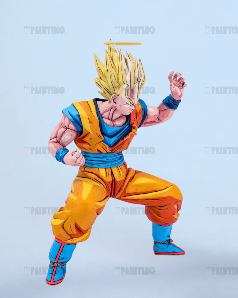 DBZ Match Makers Super Saiyan 2 Son Goku Figure