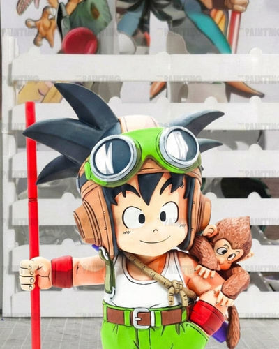 Dragon Ball Boyhood Goku 2D Comic Colour Figure
