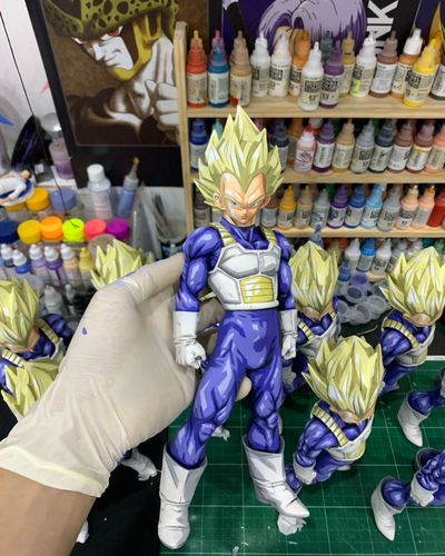 30CM Dragon Ball Z SSJ2 Vegeta Figure Repaint