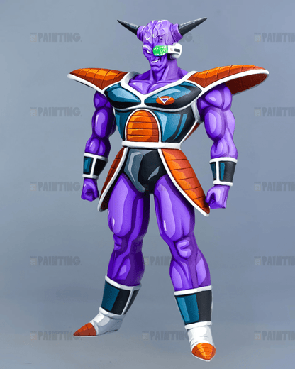 28CM Dragon Ball Z Ginyu Force Captain Ginyu Figure Repaint