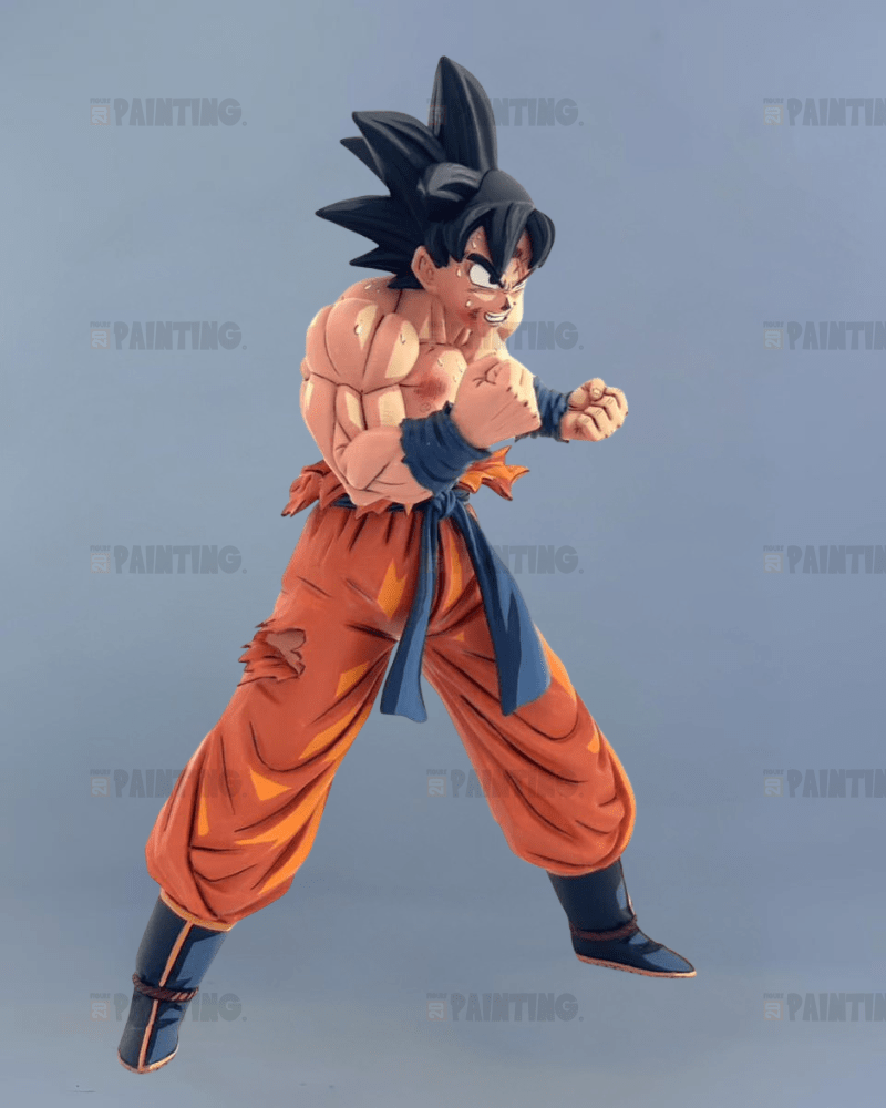 25CM Dragon Ball Z Son Goku Anime Figure Repaint