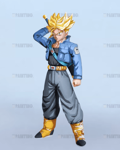 23CM Dragon Ball Z Future Trunks Figure Repaint