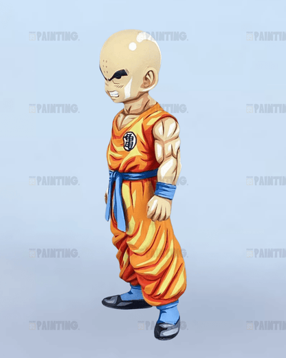 17CM Dragon Ball Z Krillin Figure Repaint
