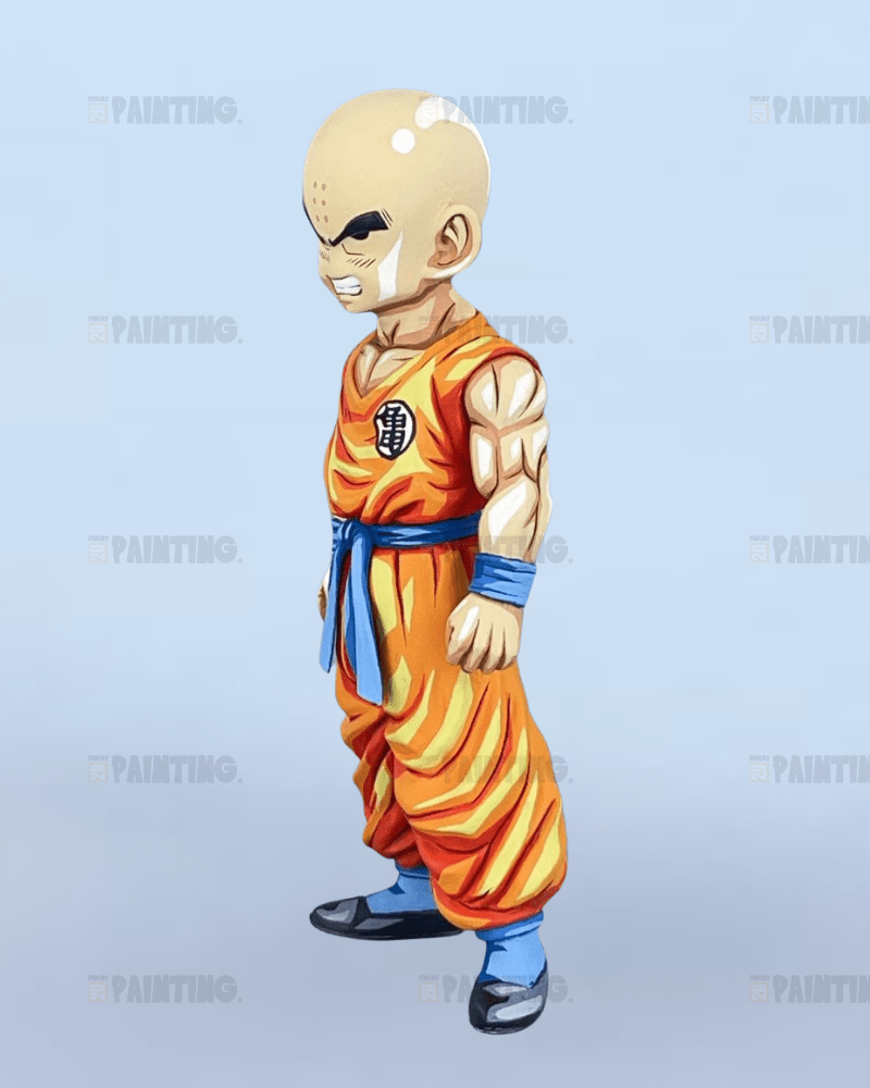17CM Dragon Ball Z Krillin Figure Repaint