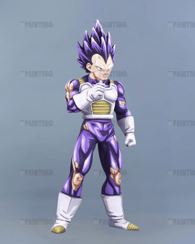 29CM Dragon Ball Z Vegeta Ultra Ego War Damage Figure Repaint