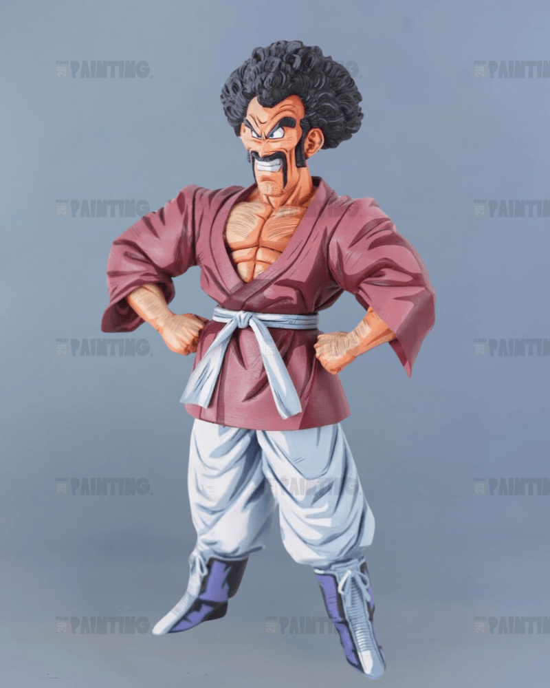 27CM Dragon Ball Z Duel Future Mr. Satan Figure Repaint