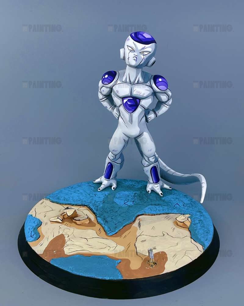22CM Son Goku vs Frieza Battle On Planet Namek Figure Repaint