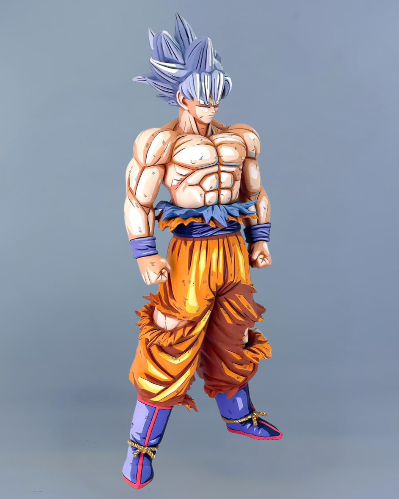 31CM Dragon Ball Z Son Goku Ultra Instinct Figure Repaint