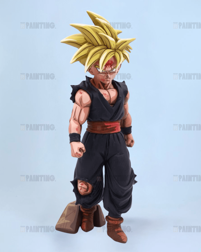 Solid Edge Works Son Gohan Super Saiyan Figure