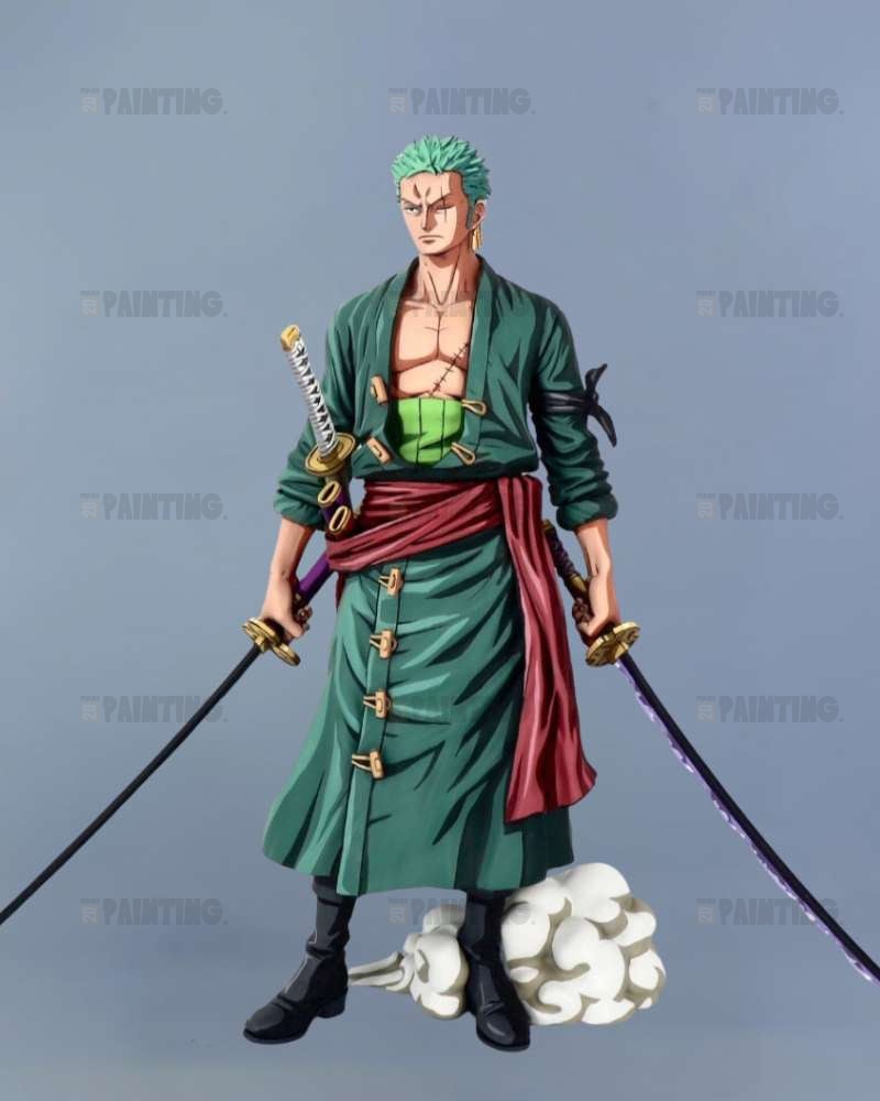 30CM One Piece Premium Roronoa Zoro Figure Repaint