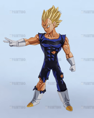 23CM Dragon Ball Prize G Majin Vegeta SSJ $50