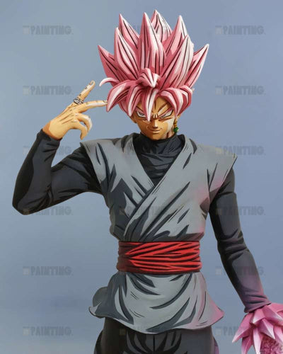 28CM Son Goku Rose 2D Anime Colour Figure Repaint