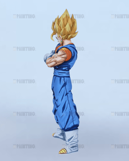 28CM Dragon Ball Super Saiyan Vegito Figure Repaint
