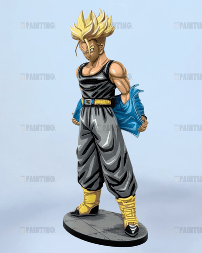 21CM Dragon Ball Departure 9 Super Saiyan Trunks Figure Repaint