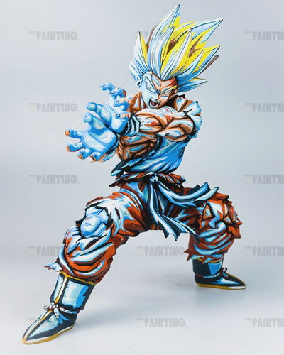 DBZ Kamehameha Son Goku Super Saiyan Figure