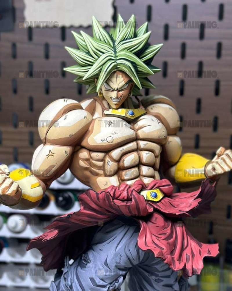 31CM Custom Dragon Ball Super Saiyan Broly Anime Figure