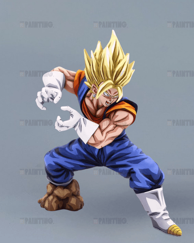20CM Dragon Ball Vegito Kamehameha Attack Figure Repaint