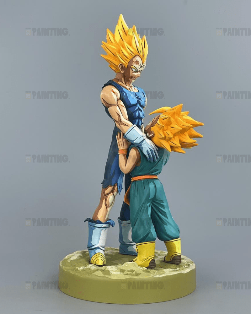 22CM Dragon Ball Vegeta Father & Son Figure Repaint