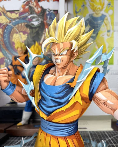 Dragon Ball Super Saiyan Goku 2D Figure Repaint