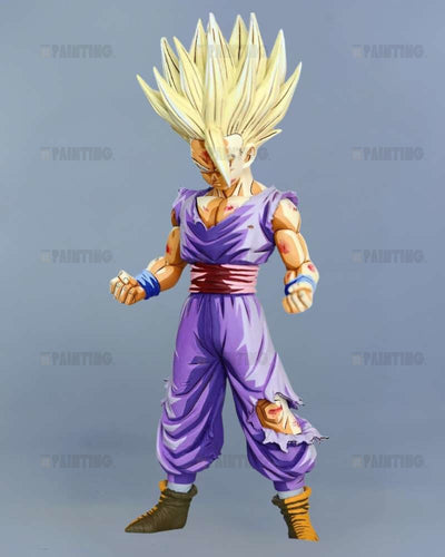 22CM Dragon Ball Son Gohan SSJ2 Figure Repaint