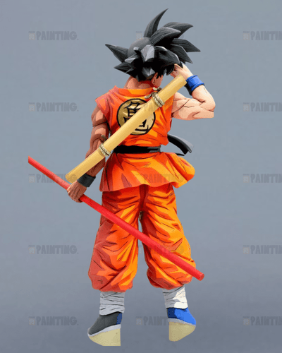 30CM Dragon Ball Z Goodbye Son Goku Figure Repaint