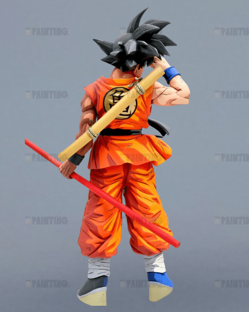 30CM Dragon Ball Z Goodbye Son Goku Figure Repaint