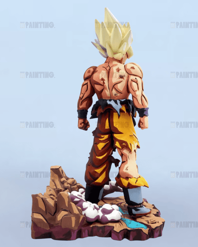 13CM Dragon Ball Z Son Goku Anime Figure Repaint