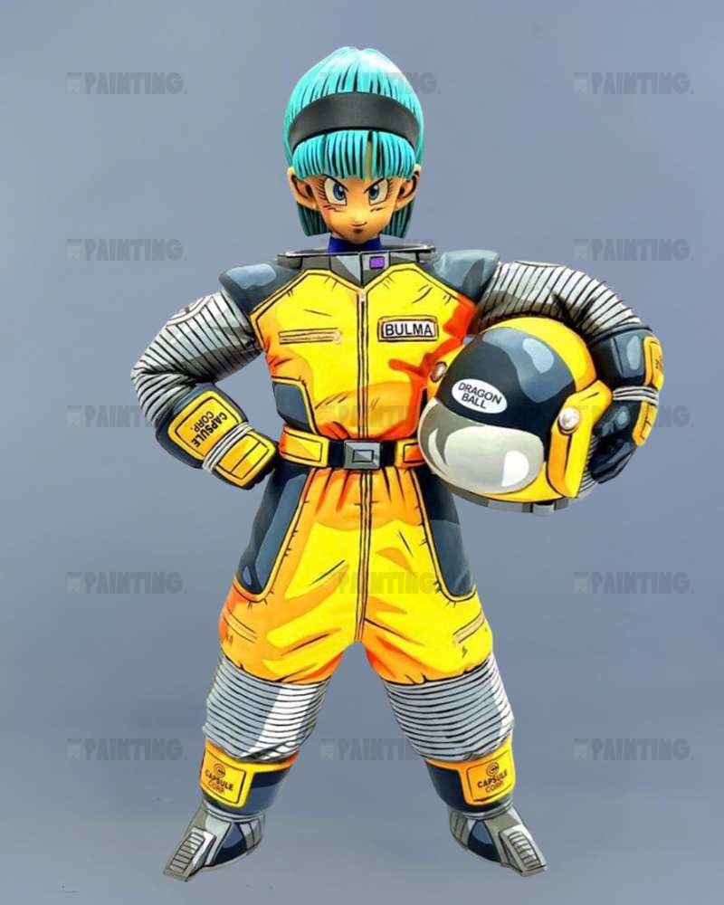 Dragon Ball Set Gohan, Krillin, Bulma 2D Figure Repaint