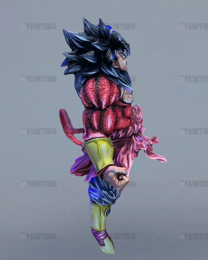 30CM Dragon Ball Broly SSJ4 Action Figure Repaint