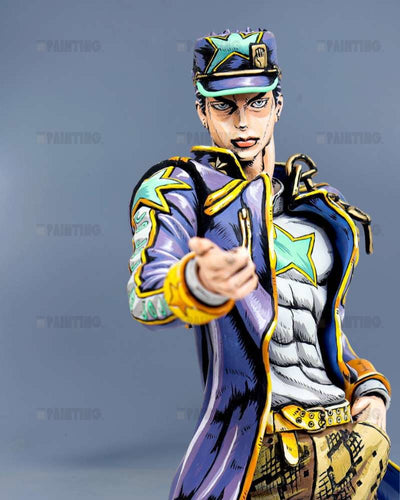 27CM JoJo's Bizarre Adventure Jotaro Kujo Figure Repaint