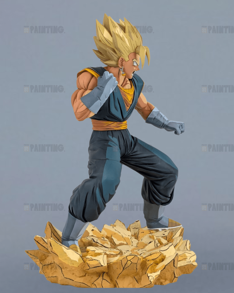 32CM Dragon Ball Super Saiyan Vegetto Figure Repaint