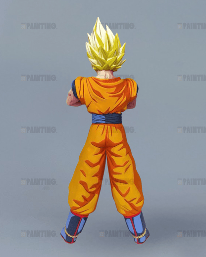 30CM Dragon Ball Super Saiyan Son Goku Figure Repaint