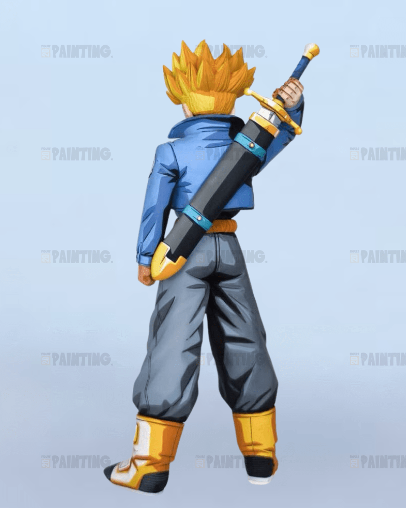 23CM Dragon Ball Z Future Trunks Figure Repaint