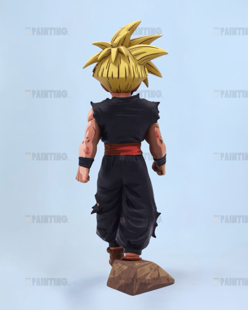 Solid Edge Works Son Gohan Super Saiyan Figure