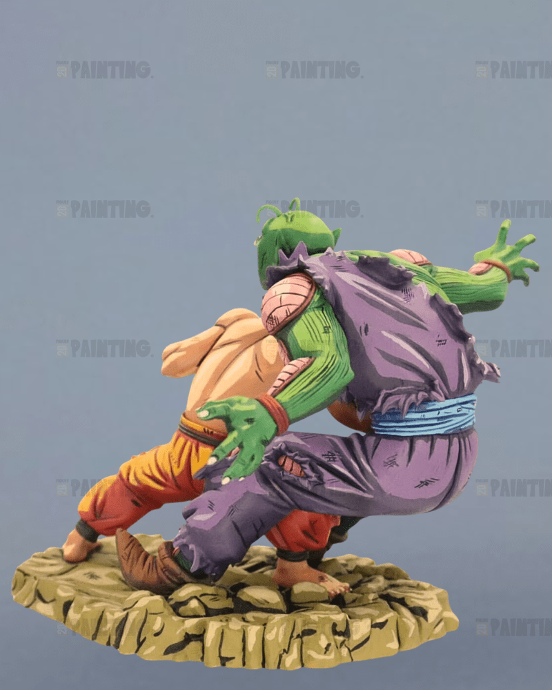 15CM Dragon Ball Son Goku vs Piccolo Figure Anime Repaint