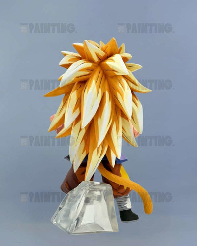 14CM Dragon Ball Super Saiyan 3 Son Goku Kid Repaint