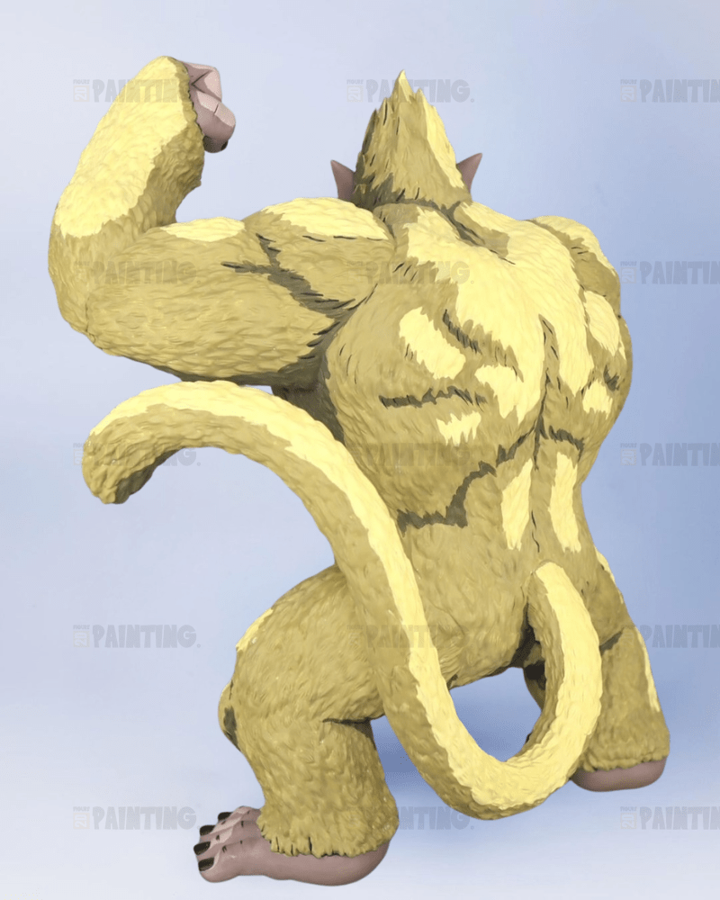 DBZ Golden Great Ape Goku Figure Repaint